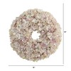 Nearly Natural 16in. Hydrangea Artificial Wreath