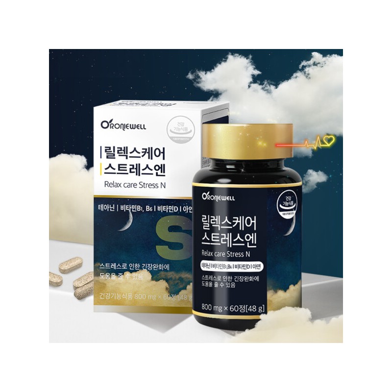 (Roniwell) Relax Care Stress N 60 tablets x 3 bottles
