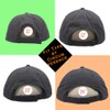 Classic Washed Cotton Twill Low Profile Adjustable Baseball Cap (Charcoal