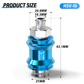 TAILONZ PNEUMATIC 3/8 Inch Sliding Switch Hand Slide Valve, Manual Flow Control Valve, Used for air Source, Compressor, etc HSV-10（Pack of 2）