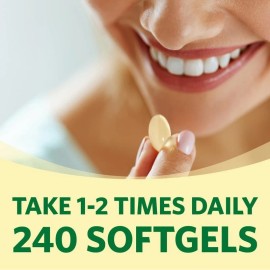 Spring Valley Biotin Softgels Dietary Supplement, 5,000 Mcg, 240 Count(2 pack)