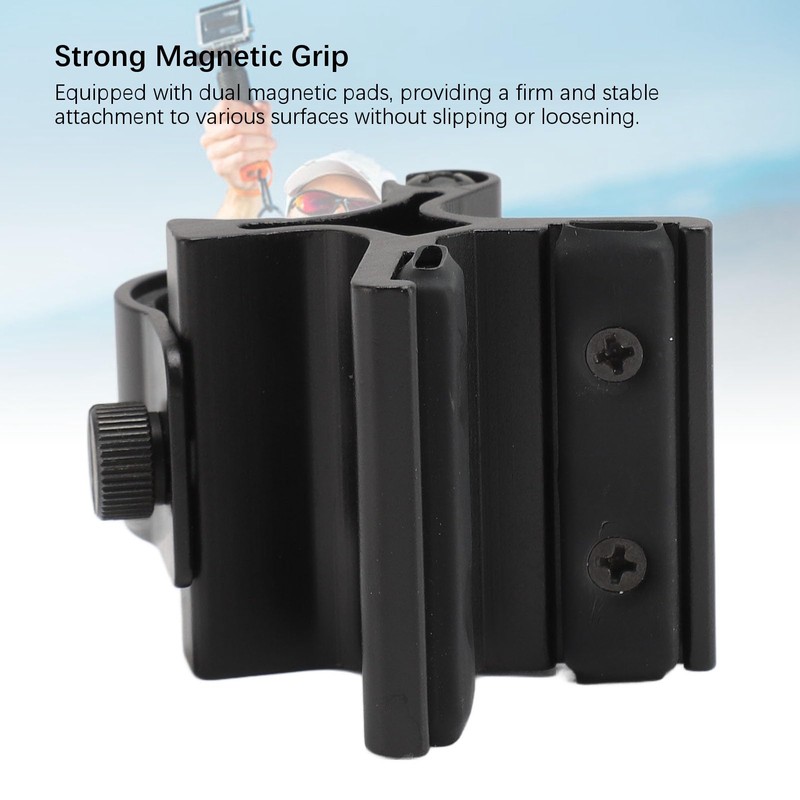 GOWENIC Universal 30 mm magnetic torch holder, non-slip handlebar mount