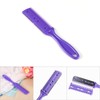 Double-sided thinning comb, hair cutting comb with 2 blades, shaving