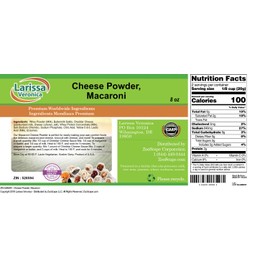 Cheese Powder, Macaroni (8 oz, ZIN: 528594)