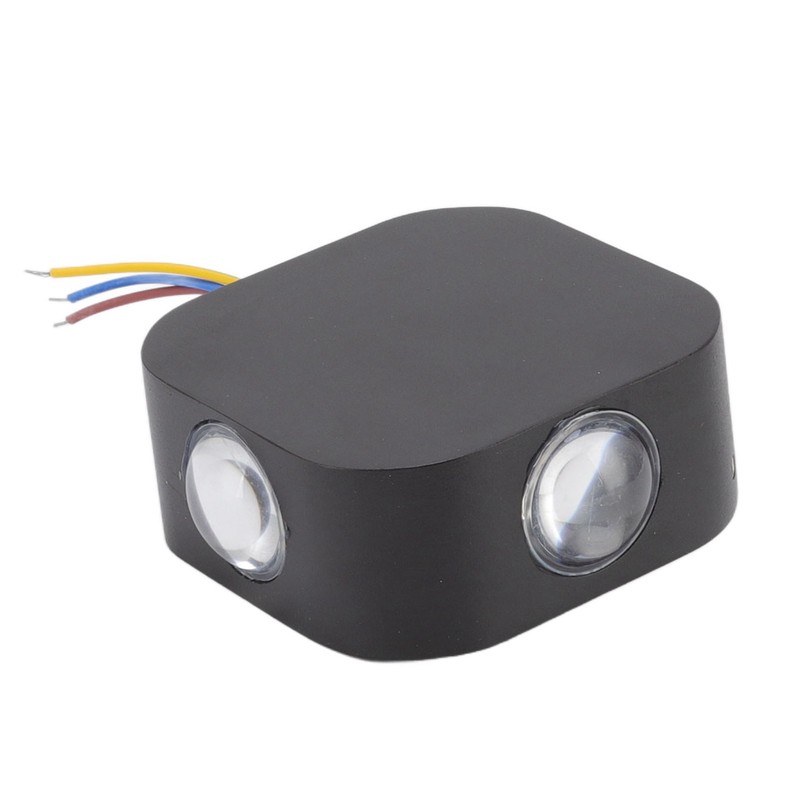 4 Sided Luminous Wall Lamp Double Head Waterproof LED White