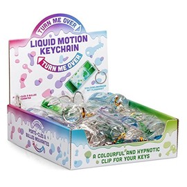 Tobar 27942 Liquid Motion Keychain, Assorted Designs and Colours, 2.8 x 3.5 x 8.8 cm
