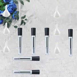 FRCOLOR 10ml Empty Mascara Tube Set 3pc Droppers 3pc Funnels for Diy Cosmetics Travel Bottle Set