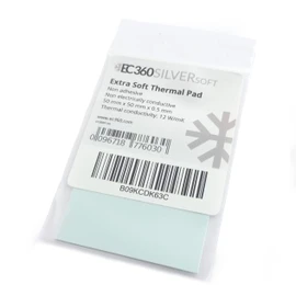EC360 Silver Soft 12W/mK Thermal Pad 50 x 50 x 0.5 mm Soft