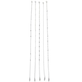 BAYLAY Silver Anklets for Women Waterproof-Copper Ankle Bracelets for Women-Waterproof Jewelry Women Summer Jewelry Bijoux Femme Gifts for Women-Daughter Mother Friend