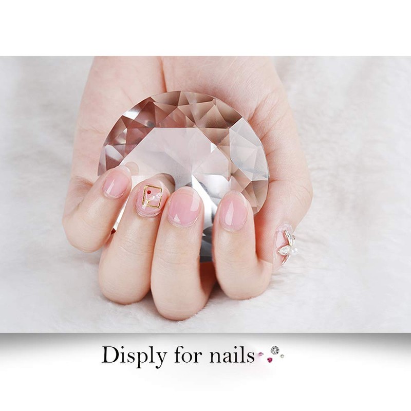 LONGWIN 60mm W Crystal Diamond Paperweight Ornament Home Venue Decorations