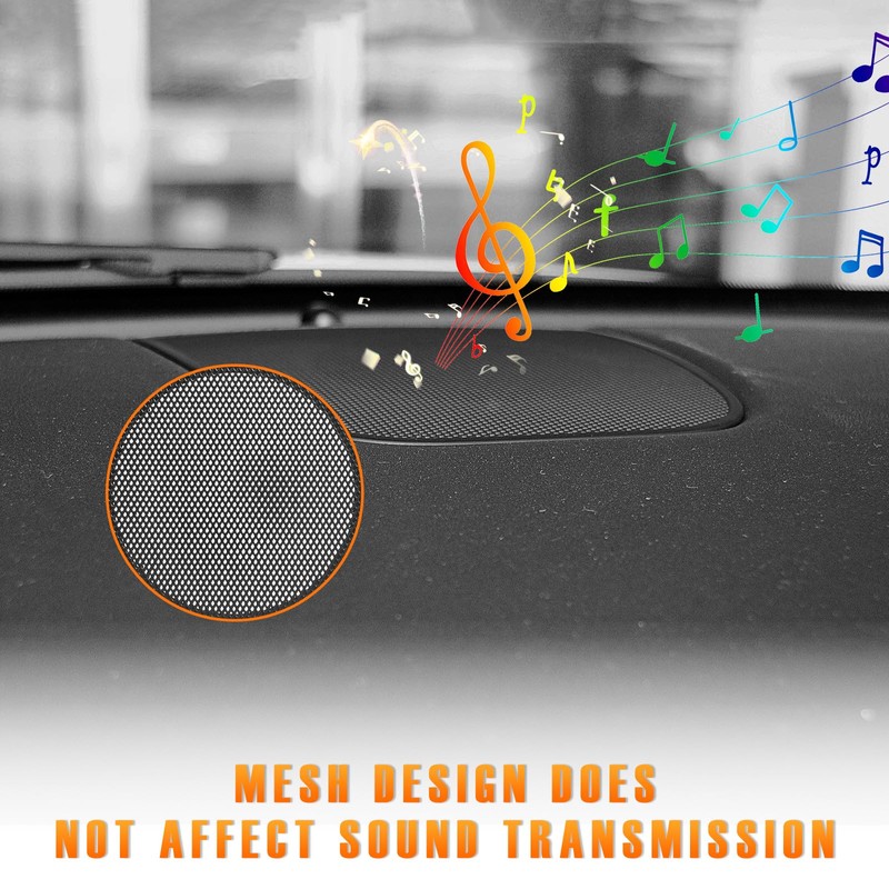 AMSPRAC Car Speaker Grille Cover,Dashboard Top Speaker Cover Cap,fit for