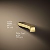 Kohler 30105-2MB Pitch Wall-Mount Non-Diverter Bath Spout, Vibrant Brushed Moderne