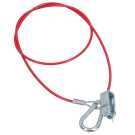 AB Tools Genuine Breakaway Break Away Cable PVC RED with Clevis PIN for IFOR Williams Trailer MP502b Maypole
