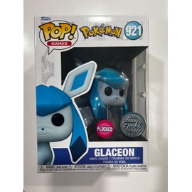 Funko Pop! Games glaceon Flocked hot Topic Exclusive Vinyl Figure (DRM230302)
