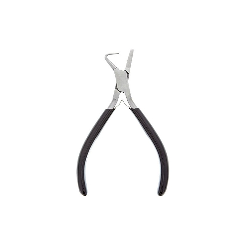 EuroTool Dimple Plier, Hooked Jaw, 1mm, Black