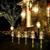ILLUMINEW Christmas Outdoor Decorations, Solar Tree Pathway Lights, 5 Pack