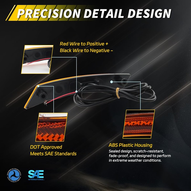 VYNTRAL Front Side Marker Light Compatible with Nissan 2022-up Gen3