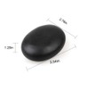QYLHH 4 Pcs Hot Massage Stones Set Natural Basalt Warm
