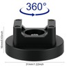 Yookeer Magnetic Zip Tie Mount Base Black Magnetic Cable Clips