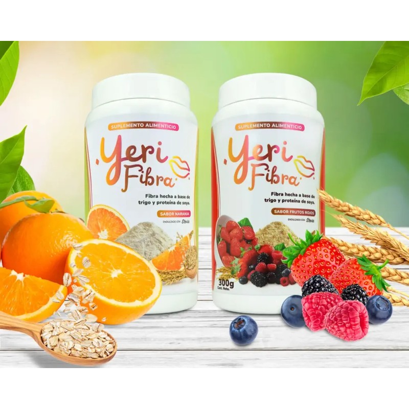 Yeri Fibra 300 Grs Naranja Y Frutos Rojos