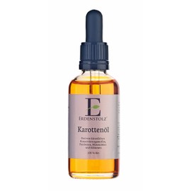 Organic Carrot Oil with Pipette, 50 ml - 100% Pure Cold-Pressed Organic Oil