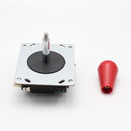 SZJLMKJ Arcade HAPP Style 4-8 way Competition Joystick For JAMMA MAME Multicade Game Machine - Red Ball Top