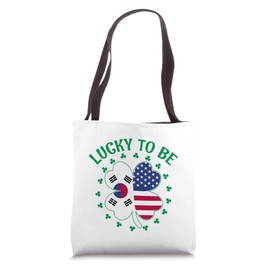 Half South Korean half American Lucky To Be South Korean Tote Bag