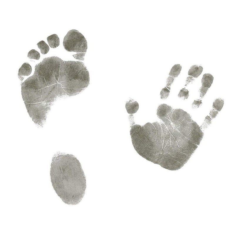 Baby Safe Inkless Footprint & Handprint Kit | black |
