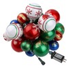 itayak Christmas Ball Ornament Lights, 28ft 25 Bulbs Christmas Tree