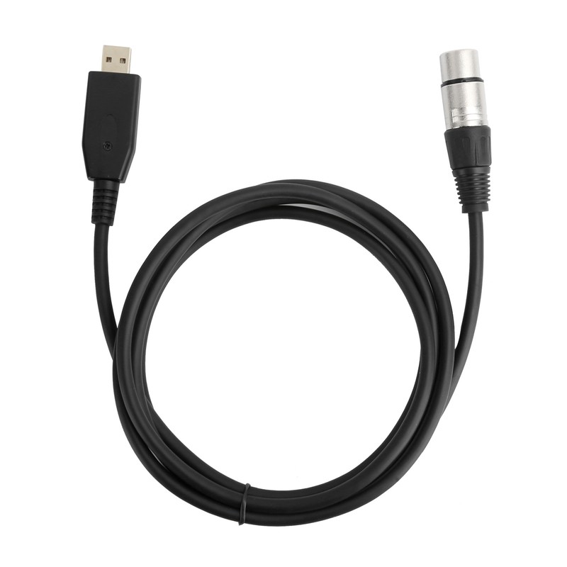 Microphone Cable Computer USB to XLR Female Microphone Connector Cord