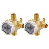 2Pcs R11000 Diverter Rough-In Shower Valve Brass Body, Compatible with