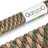 Ganzoo Paracord 550 Nylon Polyester Rope for Bracelet, Leash, Collar,