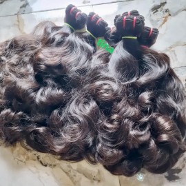 Indian Hair Raw Unprocessed Baby Curly Indian Curly / Human Hair Burmese Curly / Full Hair Bundle Indian Curly Baby BouncyCurlycolor: Bouncy curly, Stretched Length: 30 inches