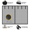 Garage Door Screen for 2 Car Garage-16x7FT Magnetic Garage Door