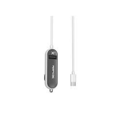 RapidX RXXCPLUSGY XC+ USB C Car Charger White Grey