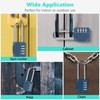 KAWAHA CL21BG 2.6 Inch Long Shackle Combination Lock, 4 Digit