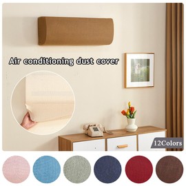 homeemoh Air Conditioner Dust Cover for Wall Units, Indoor Wall-Mounted Air Conditioners Protective Cover Wall AC Cover for Most Split -Type Air Conditioners