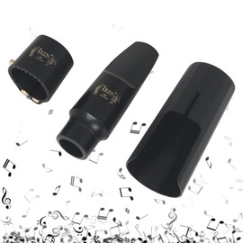 DIIOOMIEEU Saxophone Mouthpiece Kits Replacement Sax Mouthpiece with Ligature and Saxophone Accessories