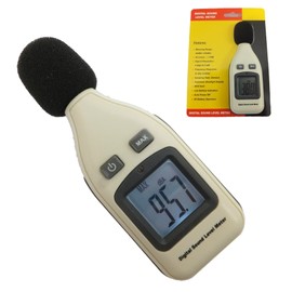 CE Approved Digital Sound Level Meter 30-130dBA Decibel DB Noise Monitor Pressure Tester