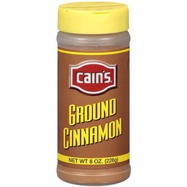Cain's Ground Cinnamon, 8 oz bottle