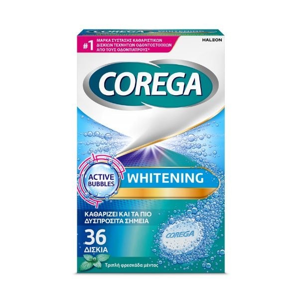 Corega Whitening Tablets for Artificial Denture 36 tabs