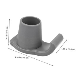 CORHAD 3pcs Heavy Duty Walker Ski Glides -Resistant Feet Caps for Enhanced Stability and for Folding Walkers Assist Accessories Grey