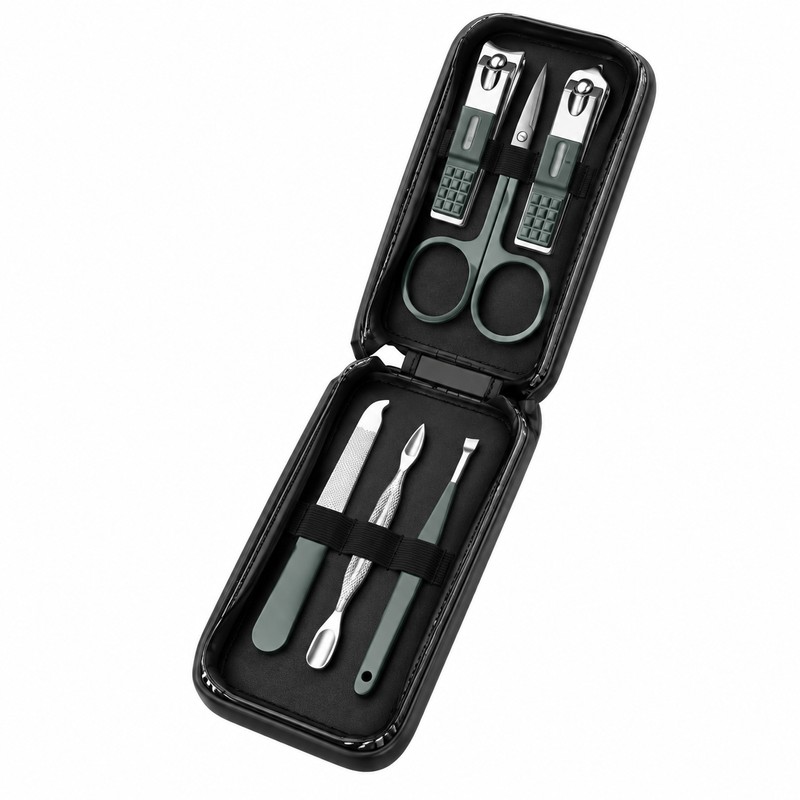 6-Piece Nail Clipper Set – Stainless Steel Manicure & Pedicure