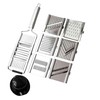 Gigant 4-Way Vegetable Slicer with 6 Additional Inserts Stainless Steel