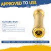 GUOFIS Slip Coupling,1/2 Inch Push-fit Slip/Repair Coupling with Disconnect Clip,