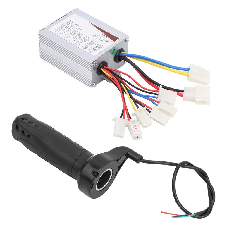48V 500W Brush Controller Short Cable Thumb Throttle Grip Electric
