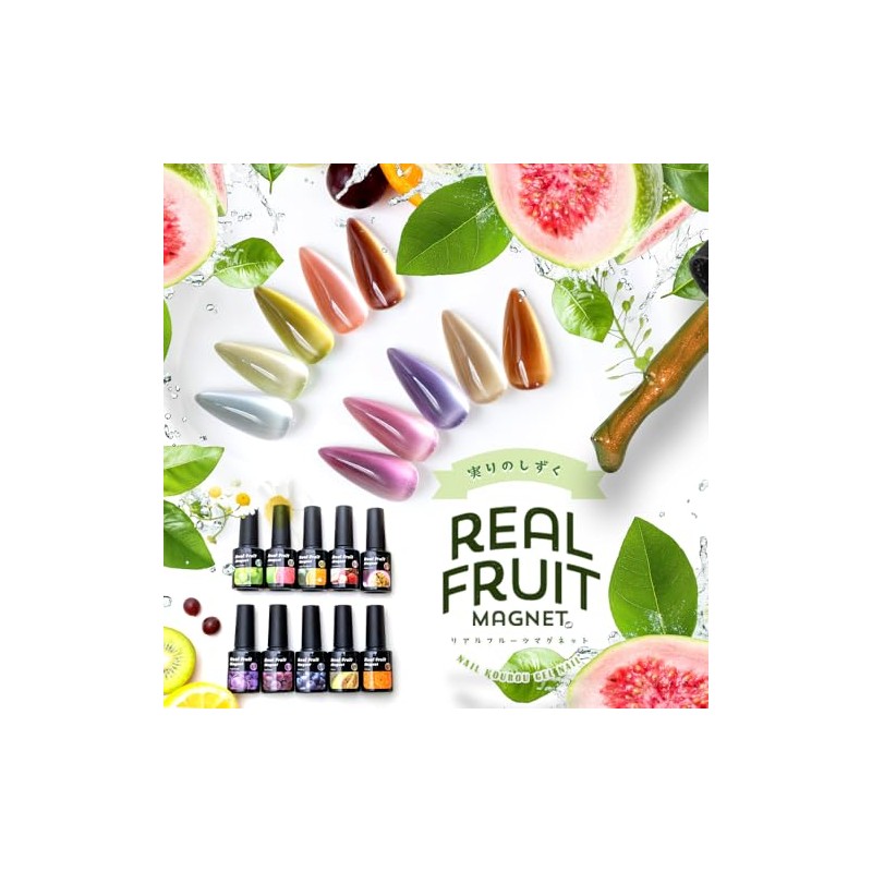Real Fruit Magnet, 08 Real Fruit Magnet, Magnetic Nail, Color