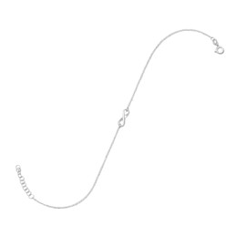 Designer Inspirations Boutique 10 Inch Infinity Symbol/Design Anklet/Ankle Bracelet/Ankle Chain - 925 Sterling Silver - Adjustable 9" to 10" Inch / 23 to 25 cm - Anklets for Women. 92084-9