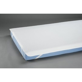 Molleton Bed Cover with 4 Corner Elastics, Bed Guard, 100 x 200 cm