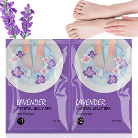 Foot Soak for Foot Spa -Cry/stal Je/lly S/pa F/oot S/oak,Pedicure Fo/ot So/ak for Feet,Pedicure Je/lly Sp/a Foo/t Soa/k,Foo/t Salts for Spa,Cry/stal Mud Fo/ot Bath S/alt,Foo/t Soak Salt(Lavender)
